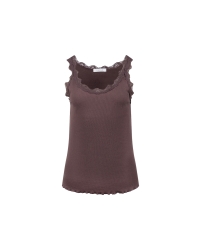 NUKUS Maddie Singlet Kant 334 chocolate
