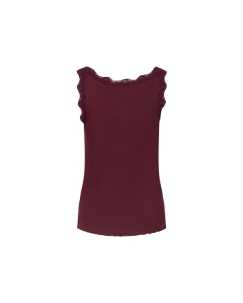 NUKUS Maddie Singlet Kant 333 cherry