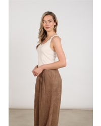NUKUS Maddie Singlet Kant 9 sand