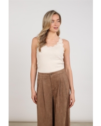 NUKUS Maddie Singlet Kant 9 sand