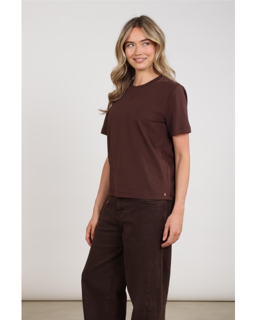 NUKUS Luna Shirt NK 334 chocolate