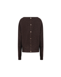 NUKUS Kento Top Lurex 334 chocolate