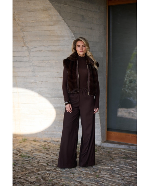 NUKUS Lieve Pants 334 chocolate
