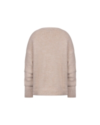 NUKUS Konstanza Pullover Flower 9 sand