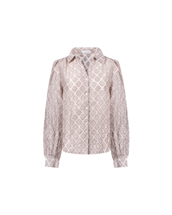 NUKUS Antonella Blouse Pattern 9 sand