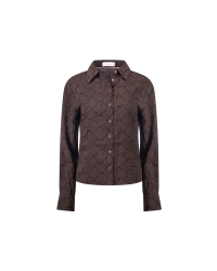 NUKUS Alice Blouse 334 chocolate