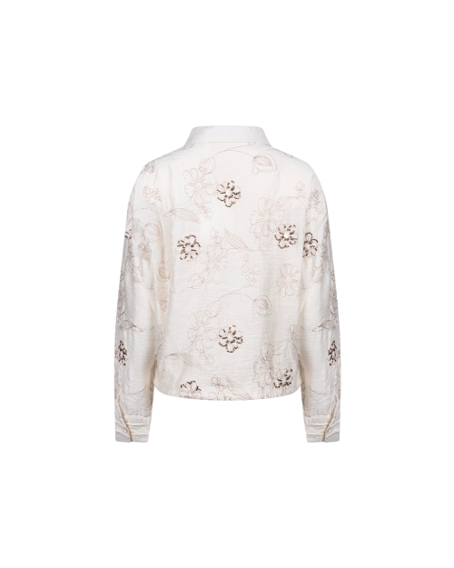 NUKUS Aaliya Blouse Embroidery 17 off white