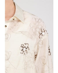 NUKUS Aaliya Blouse Embroidery 17 off white