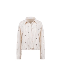 NUKUS Aaliya Blouse Paillet 17 off white
