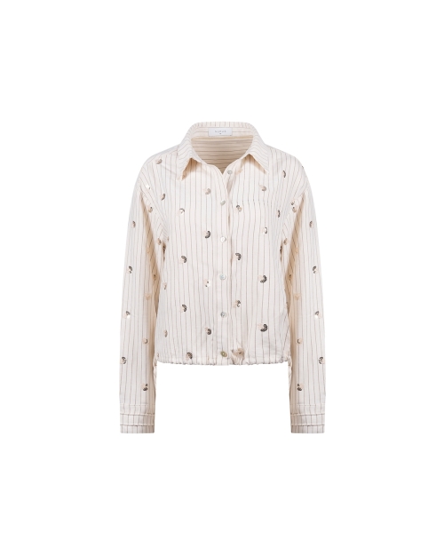 NUKUS Aaliya Blouse Paillet 17 off white