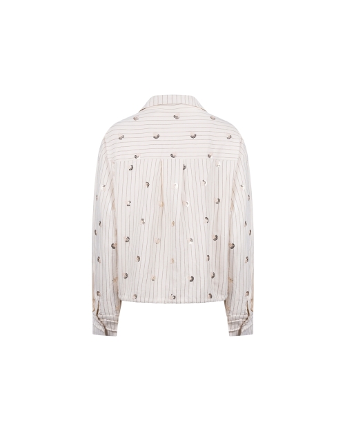 NUKUS Aaliya Blouse Paillet 17 off white