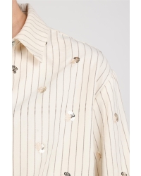 NUKUS Aaliya Blouse Paillet 17 off white