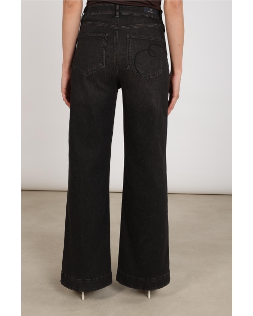 NUKUS Abby Pants Denim 334 chocolate