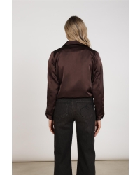 NUKUS Doreen Bomber 334 chocolate