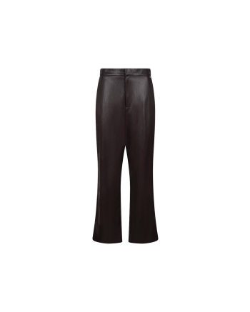 NUKUS Beverly Pants Pockets PU 334 chocolate