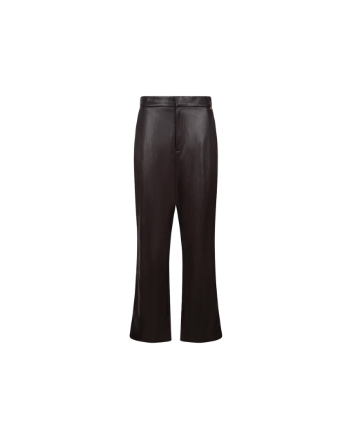 NUKUS Beverly Pants Pockets PU 334 chocolate