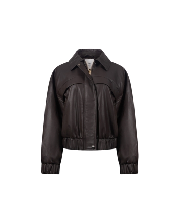 NUKUS Delila Jacket PU 334 chocolate