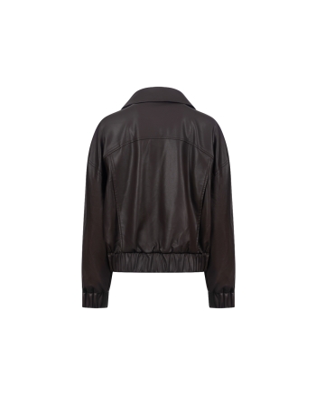 NUKUS Delila Jacket PU 334 chocolate