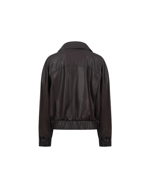 NUKUS Delila Jacket PU 334 chocolate