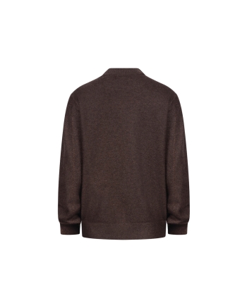 NUKUS Molly Pullover Strass 334 chocolate