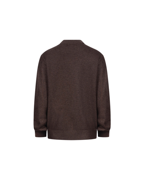 NUKUS Molly Pullover Strass 334 chocolate
