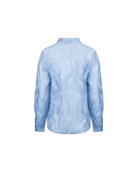 NUKUS Aysha Blouse Feathers 46 sky