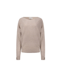 NUKUS Kento Top Lurex 9 sand