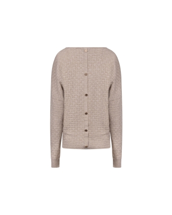 NUKUS Kento Top Lurex 9 sand