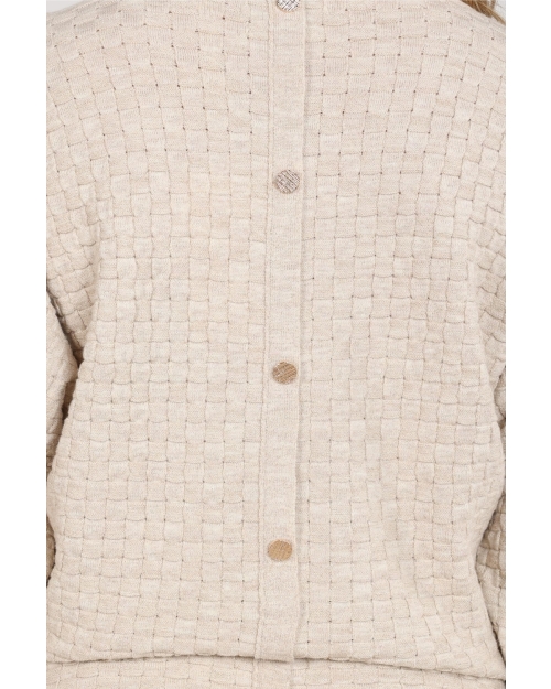 NUKUS Kento Top Lurex 9 sand