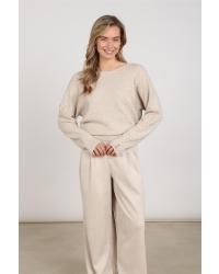 NUKUS Kento Top Lurex 9 sand