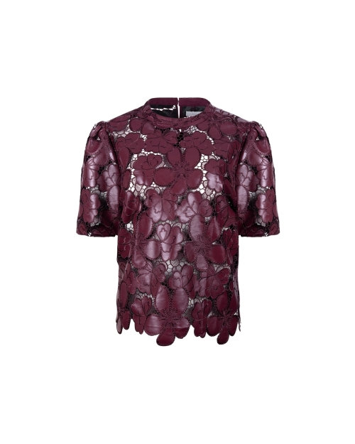 NUKUS Nicole Top Flower PU 333 cherry