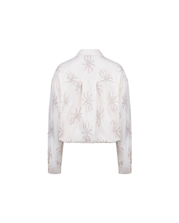 NUKUS Aster Blouse Paillet 17 off white