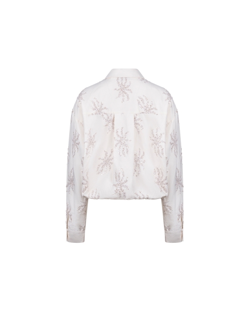 NUKUS Aster Blouse Paillet 17 off white