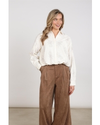NUKUS Aster Blouse Paillet 17 off white