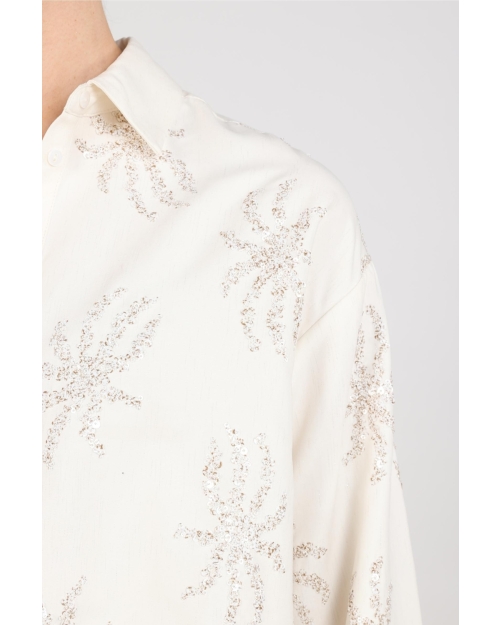 NUKUS Aster Blouse Paillet 17 off white