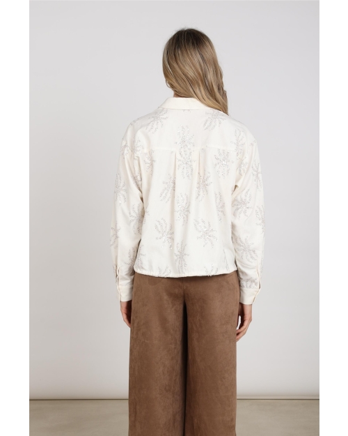 NUKUS Aster Blouse Paillet 17 off white