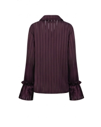NUKUS Amalia Blouse Stripe 333 cherry