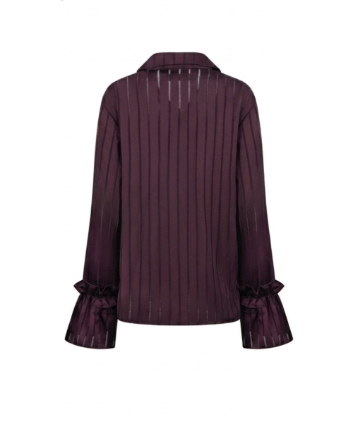NUKUS Amalia Blouse Stripe 333 cherry