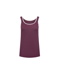 NUKUS Juba Singlet 397 cherry/gold