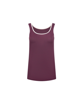 NUKUS Juba Singlet 397 cherry/gold