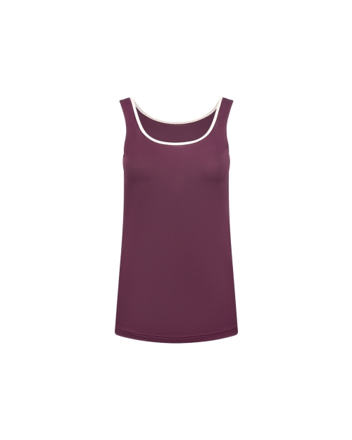 NUKUS Juba Singlet 397 cherry/gold