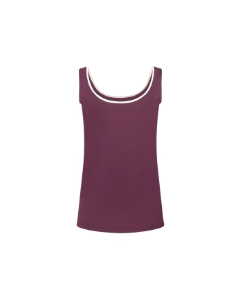 NUKUS Juba Singlet 397 cherry/gold