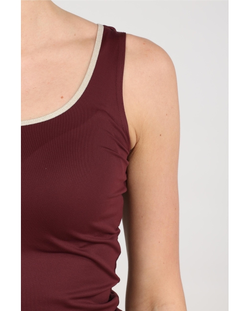 NUKUS Juba Singlet 397 cherry/gold