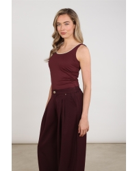 NUKUS Juba Singlet 397 cherry/gold