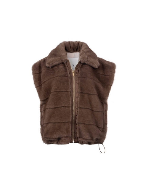 NUKUS Hani Gilet 60 taupe