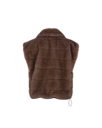 NUKUS Hani Gilet 60 taupe