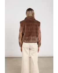 NUKUS Hani Gilet 60 taupe