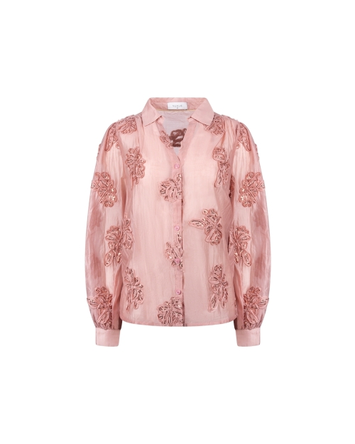 NUKUS Antonella Blouse Paillet Flower 336 rose