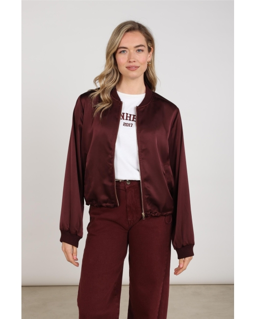 NUKUS Dena Jacket Shiny 333 cherry