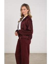 NUKUS Dena Jacket Shiny 333 cherry
